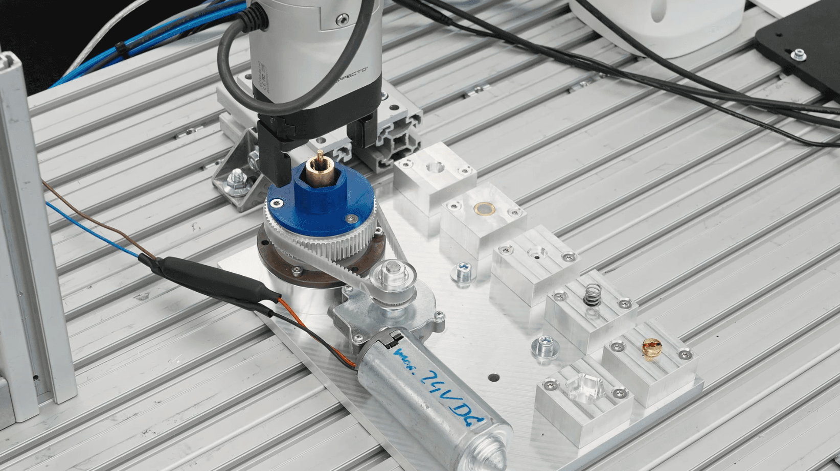 Automated Spring Valve Assembly with Screwdriving Process using Dobot Nova 2 Robot